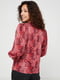 Блуза червона з візерунком | 6432378 | фото 2