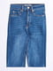 Шорты джинсовые синие | 6432411 | фото 4
