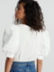 Блуза біла з пишними рукавами | 6432552 | фото 2