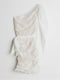 Сукня мереживна на одне плече біла | 6432559 | фото 3