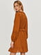 Сукня А-силуету теракотового кольору | 6432676 | фото 2