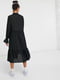 Платье А-силуэта черное | 6432745 | фото 2