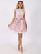 Сукня біло-рожева з вишивкою | 6432836 | фото 6