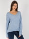Пуловер блакитний | 6432970