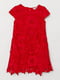 Сукня з мережива червона | 6433408 | фото 4