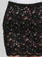 Юбка кэжуал кружевная черная | 6433416 | фото 4
