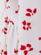 Блуза белая с цветочным принтом | 6433446 | фото 2