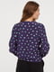Блуза фіолетова з принтом | 6433495 | фото 2