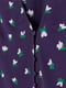 Блуза фіолетова з принтом | 6433495 | фото 4
