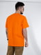 Футболка оранжевая с брендовым логотипом | 6433711 | фото 2