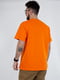 Футболка оранжевая с брендовым логотипом | 6433711 | фото 4