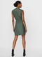 Сукня А-силуету зелена | 6433838 | фото 2