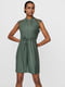 Сукня А-силуету зелена | 6433838 | фото 4