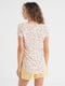 Блуза белая с цветочным принтом | 6433841 | фото 2