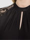 Платье А-силуэта черное | 6433847 | фото 3