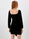 Платье А-силуэта черное | 6433861 | фото 2