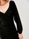 Платье А-силуэта черное | 6433861 | фото 3