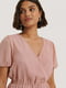 Платье А-силуэта розовое | 6433872 | фото 3