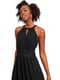 Платье А-силуэта черное | 6434012 | фото 4