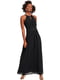 Платье А-силуэта черное | 6434012 | фото 5