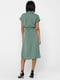 Платье-рубашка зеленое | 6434129 | фото 2