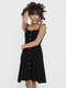 Платье А-силуэта черное | 6434131 | фото 4