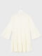 Платье А-силуэта молочного цвета | 6434140 | фото 2