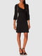 Платье А-силуэта черное | 6434190 | фото 3