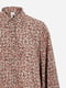 Блуза коричнева з квітковим принтом | 6434288 | фото 2