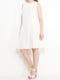 Платье А-силуэта белое | 6434343 | фото 3