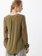 Блуза оливкового цвета | 6434374 | фото 2