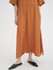 Сукня А-силуету теракотового кольору | 6434418 | фото 4
