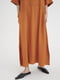 Сукня А-силуету теракотового кольору | 6434418 | фото 6