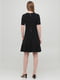 Платье А-силуэта черное в полоску | 6434551 | фото 2