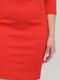 Платье-футляр красное | 6434561 | фото 4