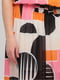 Сукня А-силуету різнокольорова в принт | 6434628 | фото 4
