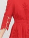 Платье А-силуэта красное | 6434664 | фото 4
