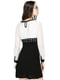 Сукня А-силуету чорно-біла з декором | 6434672 | фото 2