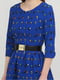 Сукня А-силуету синя | 6434683 | фото 3