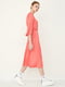 Платье А-силуэта розовое | 6434976 | фото 5