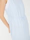 Платье А-силуэта бирюзового цвета | 6434981 | фото 5