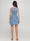 Сукня А-силуету блакитна | 6435007 | фото 2