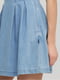 Сукня А-силуету блакитна | 6435007 | фото 4