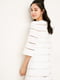Платье А-силуэта белое | 6435032 | фото 2