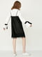 Сукня А-силуету чорно-біла | 6435036 | фото 2