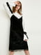 Платье А-силуэта черно-белое | 6435036 | фото 4