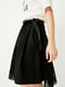 Сукня А-силуету біло-чорна з принтом | 6435040 | фото 5