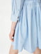 Платье А-силуэта голубое | 6435104 | фото 5