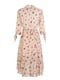 Платье А-силуэта розовое в принт | 6435121 | фото 6