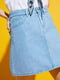 Юбка джинсовая синяя | 6435255 | фото 3